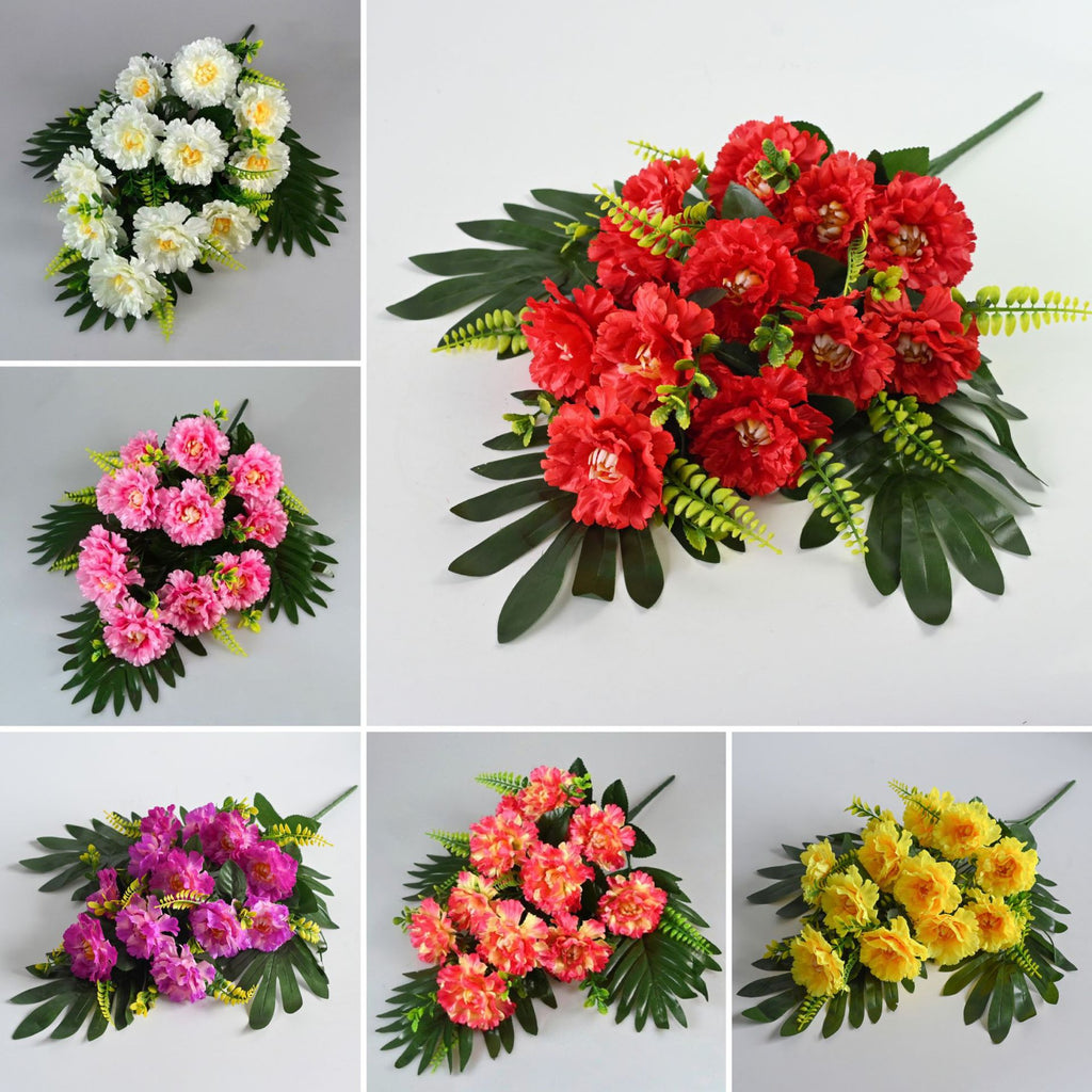 Bouquet de 12 pivoines en soie artificielle, 52 cm, décoration intérieure pour mariage, maison ou hôtel