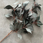 Feuille de Noisetier Artificielle, Tige Unique, 65 Feuilles, 100 cm, Velours, Décoration Élégante pour Mariage et Intérieur
