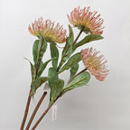 Fleur artificielle chrysanthème vert, tige unique de 58 cm, décoration intérieure style campagne