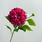 Fleurs artificielles Dahlias et Marguerites, 66 cm, tissu soyeux, décoration intérieure, chic et élégant
