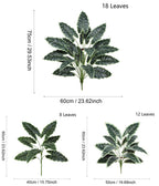 Plante Artificielle Alocasia, Décoration d'Intérieur et d'Extérieur, 60 cm, Style Scandinave
