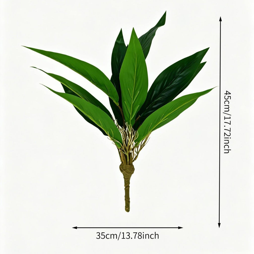 Plante Artificielle Croton, 40 cm, Plastique, Décoration Intérieure, Mariage, Bureau