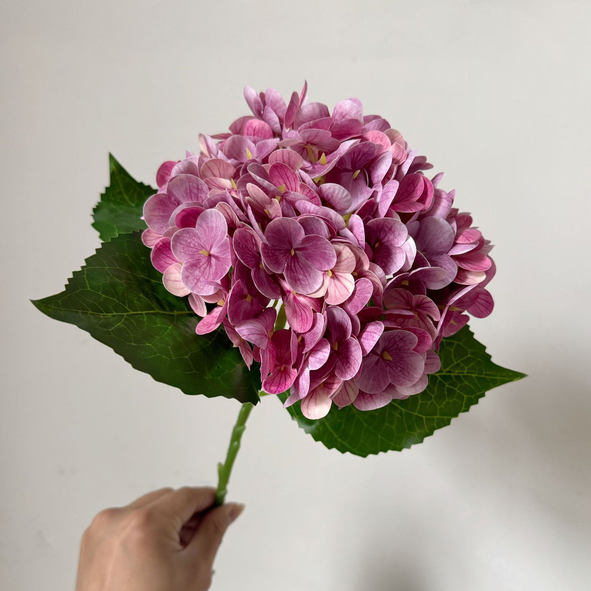Fleur artificielle d'hortensia, tige unique avec 176 fleurs, 51 cm, tissu polyester, décoration intérieure et extérieure