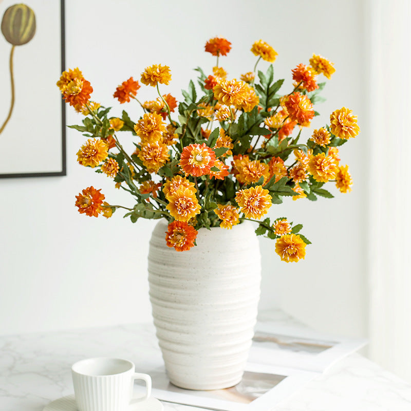Fleurs artificielles marguerite, décoration intérieure et extérieure, 52 cm, idéal pour mariages, terrasses et espaces commerciaux