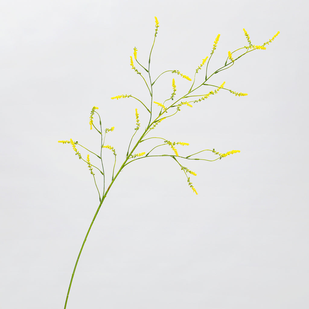 Tige unique de fleur artificielle en plastique, lavande et renouée, 123 cm, décoration intérieure et événementielle