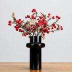 Branche décorative en fruits artificiels, 49 cm, style rétro, idéale pour décoration intérieure