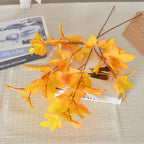 Feuille d'érable artificielle, 70 cm, décoration intérieure élégante pour Noël, mariage et boutique