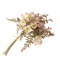 Bouquet de fleurs artificielles élégant, hortensia et eucalyptus, 33 cm, décoration intérieure, mariage, cadeau