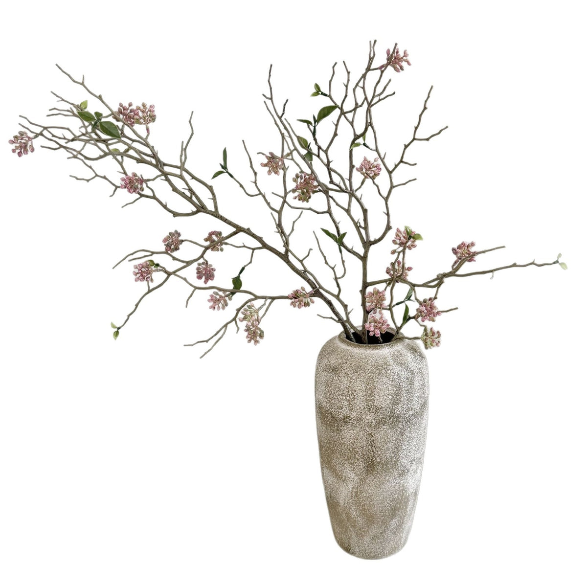 Branche de fruits secs en plastique, 12 fleurs, 80 cm, décoration intérieure et extérieure