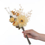 Bouquet de Pivoines en Soie Artificielle, 32 cm, 3 Fleurs, Décoration Intérieure