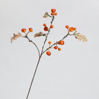 Branche décorative en fruits artificiels, 49 cm, style rétro, idéale pour décoration intérieure