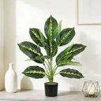 Plante Artificielle Palmier Areca et Ravenala, 53 cm, Décoration Intérieure Élégante