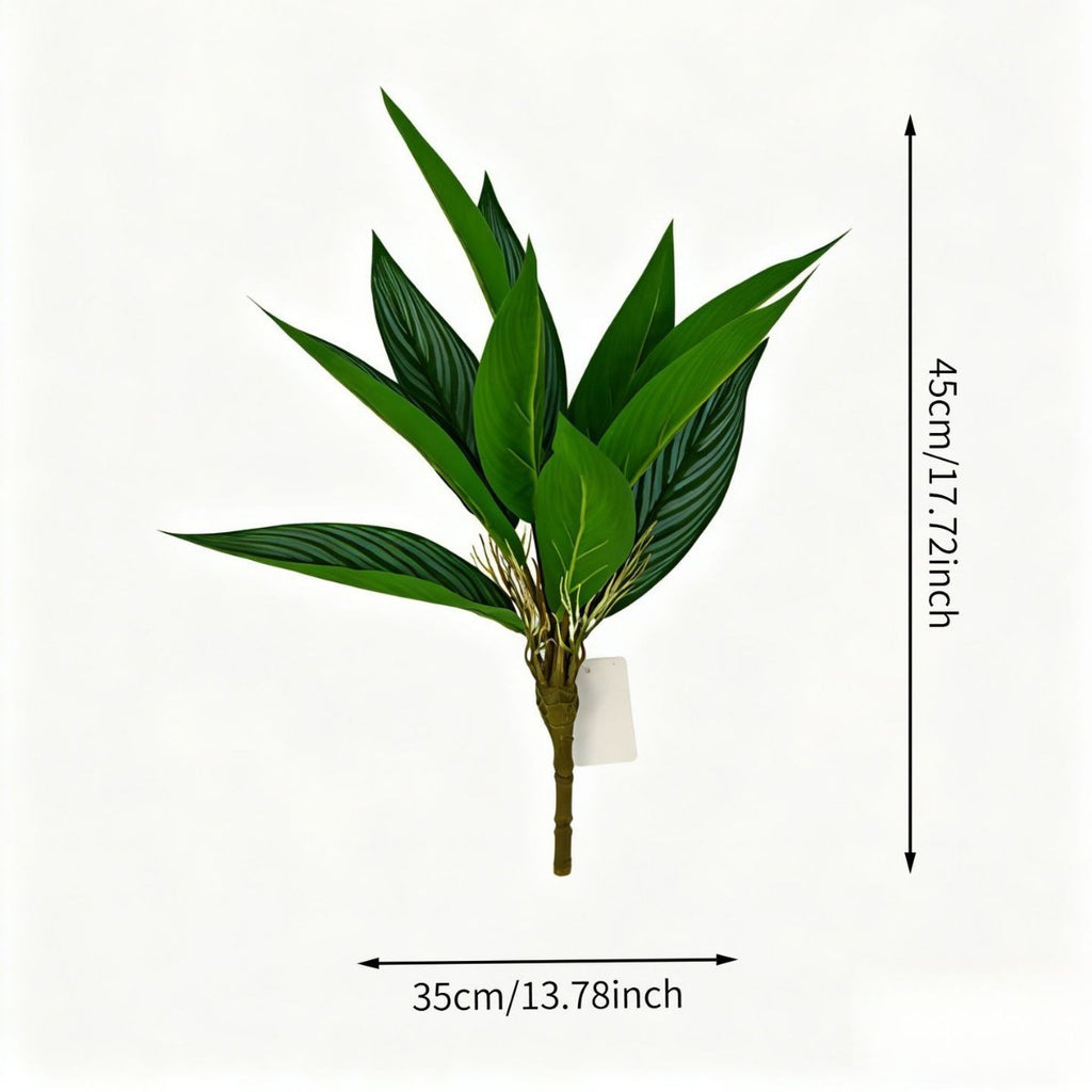 Plante Artificielle Croton, 40 cm, Plastique, Décoration Intérieure, Mariage, Bureau