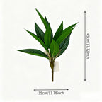 Plante Artificielle Croton, 40 cm, Plastique, Décoration Intérieure, Mariage, Bureau