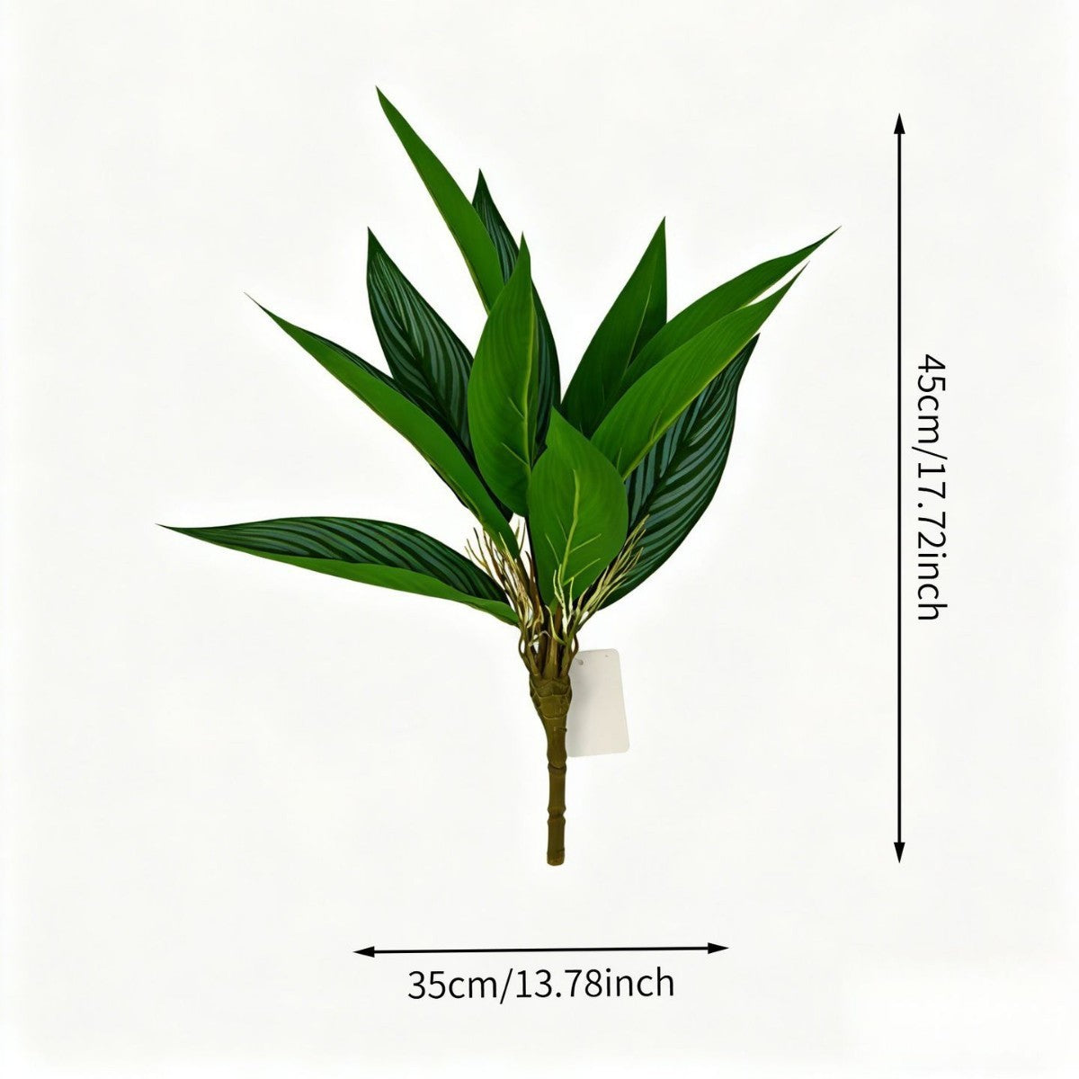 Plante Artificielle Croton, 40 cm, Plastique, Décoration Intérieure, Mariage, Bureau