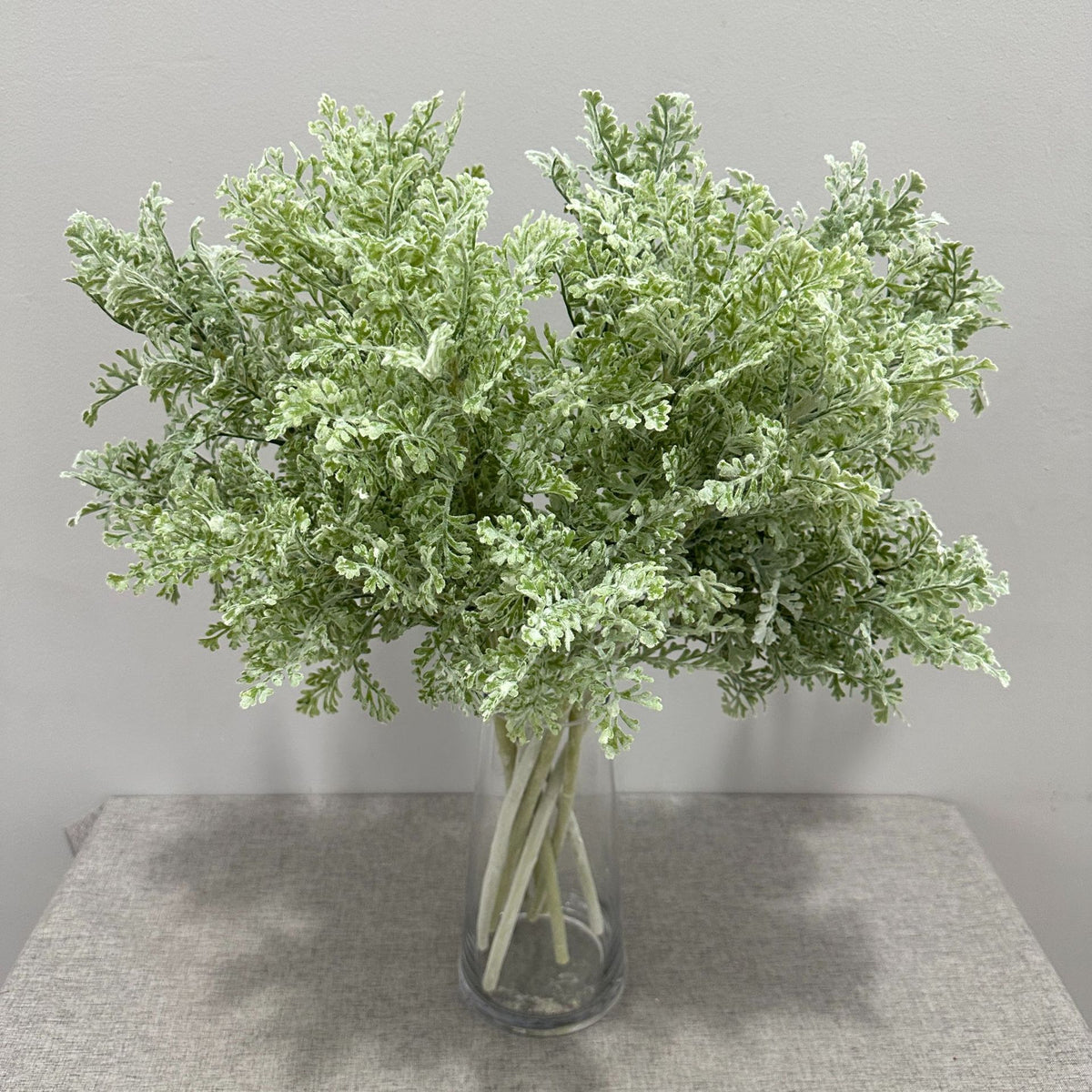 Branche de cinéraire argentée artificielle, 60 cm, décoration intérieure et extérieure