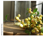 Fausse branche de pommes décoratives, 36 fruits, 105 cm, tissu soie artificielle, décoration intérieure élégante