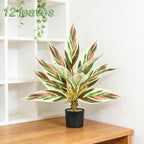 Plante Artificielle Sansevieria, 40 cm, Décoration Intérieure et Extérieure, Style Moderne Nordique