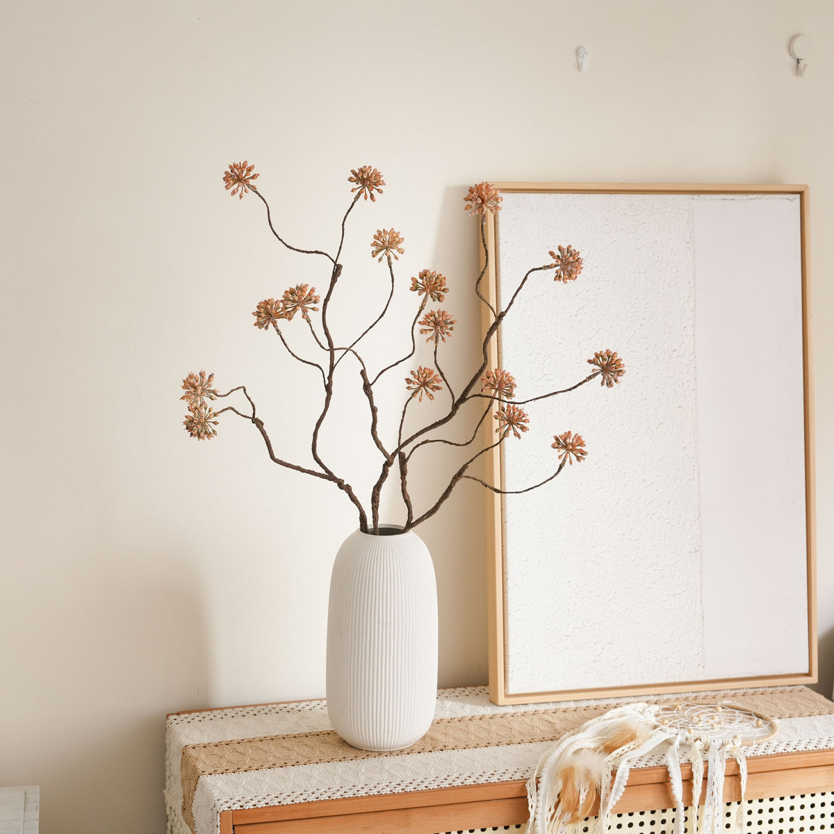 Fleurs Artificielles en Baies, Branche de 73,5 cm, Décoration Élégante pour Mariage, Maison ou Bureau