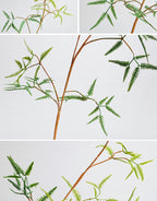 Fougère artificielle en plastique, tige unique de 120 cm, décoration intérieure, style naturel