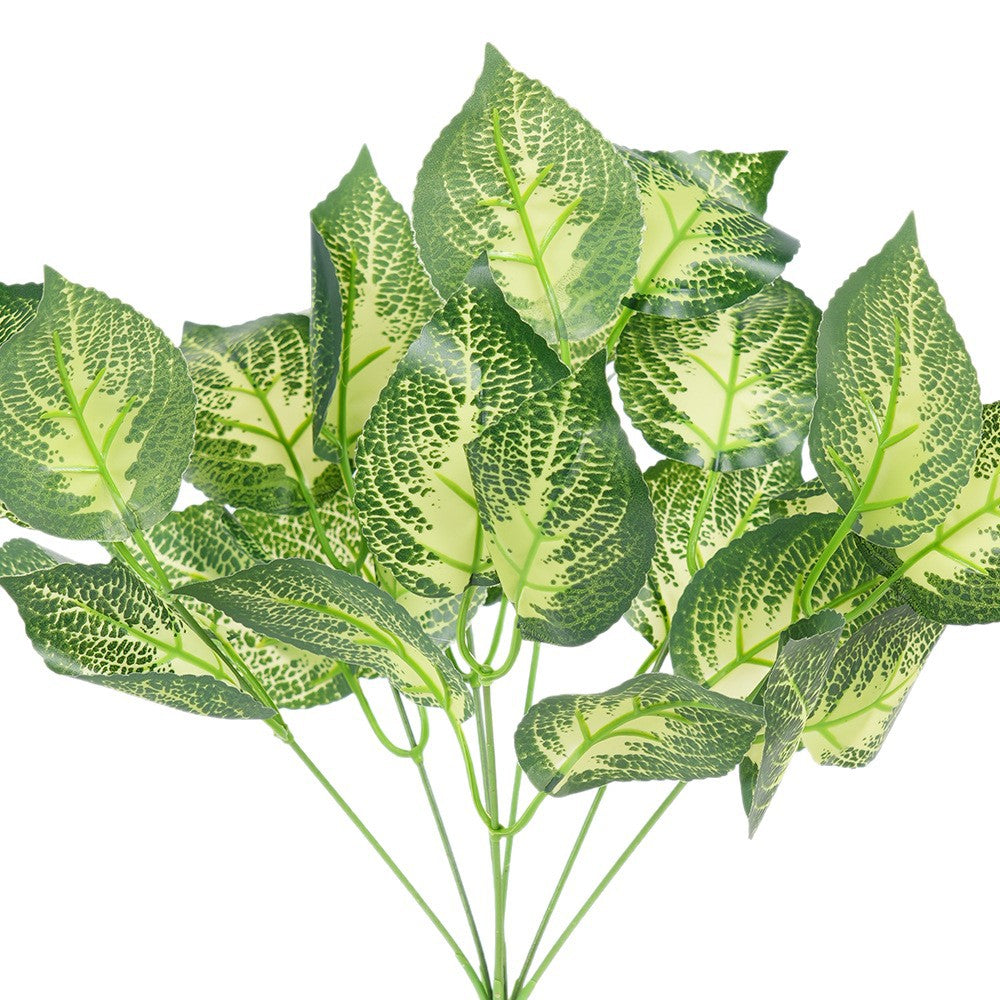 Plante Artificielle en Plastique, Tige Unique de Feuilles de Périlla, 36 cm, Décoration Intérieure Élégante