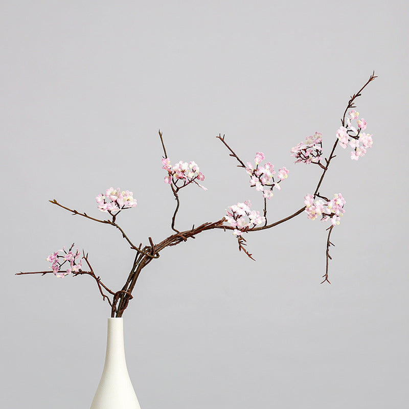 Branche de cerisier artificielle, 87 cm, décoration intérieure, style campagne chic