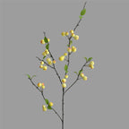 Fausse branche de pommes décoratives, 36 fruits, 105 cm, tissu soie artificielle, décoration intérieure élégante