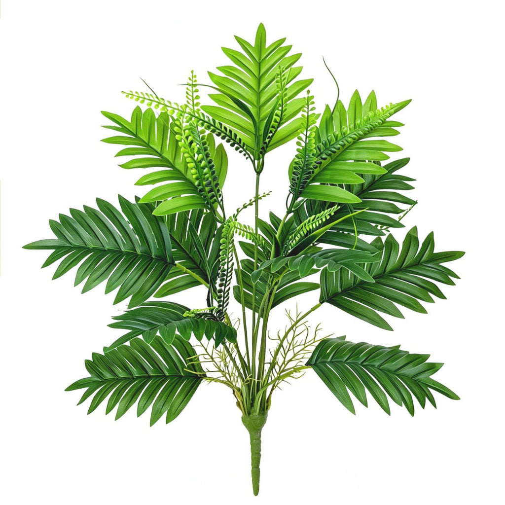 Plante Artificielle Palmier Areca et Ravenala, 53 cm, Décoration Intérieure Élégante