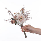 Bouquet de Pivoines en Soie Artificielle, 32 cm, 3 Fleurs, Décoration Intérieure