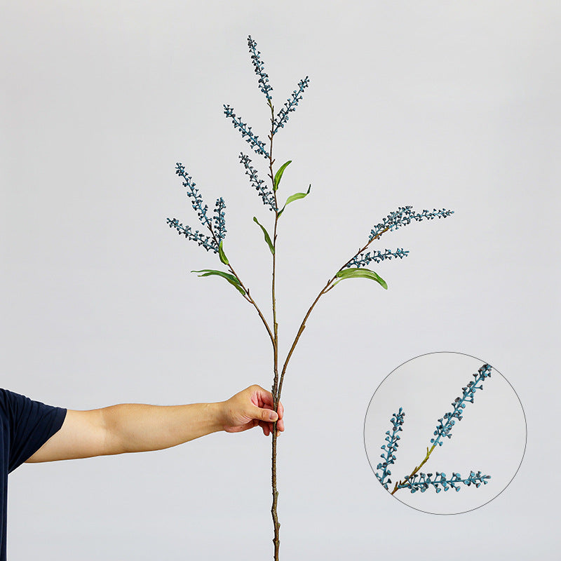 Branche artificielle sel et poivre, 110 cm, décoration intérieure élégante, mariage et événements