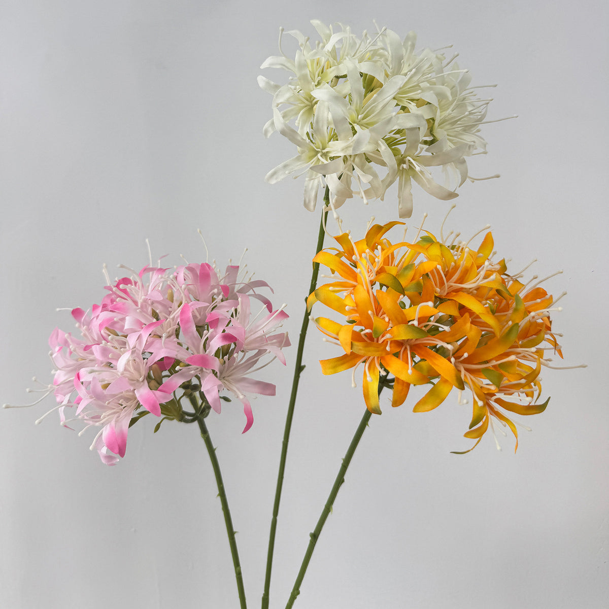 Fleurs artificielles Lys des Enfers, bouquet de 66 cm, décoration vintage pour mariage ou intérieur