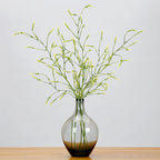 Tige unique de fleur artificielle en plastique, lavande et renouée, 123 cm, décoration intérieure et événementielle