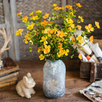 Bouquet de fleurs sauvages en polyester, 18 fleurs, 50 cm, décoration de table, mariage, maison