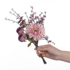 Bouquet de Pivoines en Soie Artificielle, 32 cm, 3 Fleurs, Décoration Intérieure