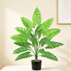 Plante Artificielle Colocasia, Décor Élégant pour Intérieur et Extérieur, 60 cm