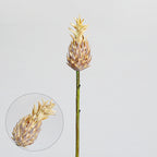 Plante artificielle tropicale, tête d'ananas, tige courte de 30 cm, décor élégant pour maison, mariage ou commerce