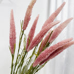 3 tiges de fleurs artificielles roseaux et queue de renard, décoration intérieure champêtre, 90 cm, style rétro français