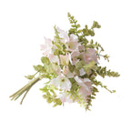Bouquet de fleurs artificielles élégant, hortensia et eucalyptus, 33 cm, décoration intérieure, mariage, cadeau