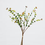 Bouquet de baies artificielles, 6 tiges avec 18 baies (50 cm), décoration intérieure style champêtre