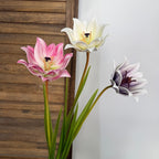 Fleur artificielle de colombine, tige unique de 70 cm, décoration élégante pour mariage et intérieur