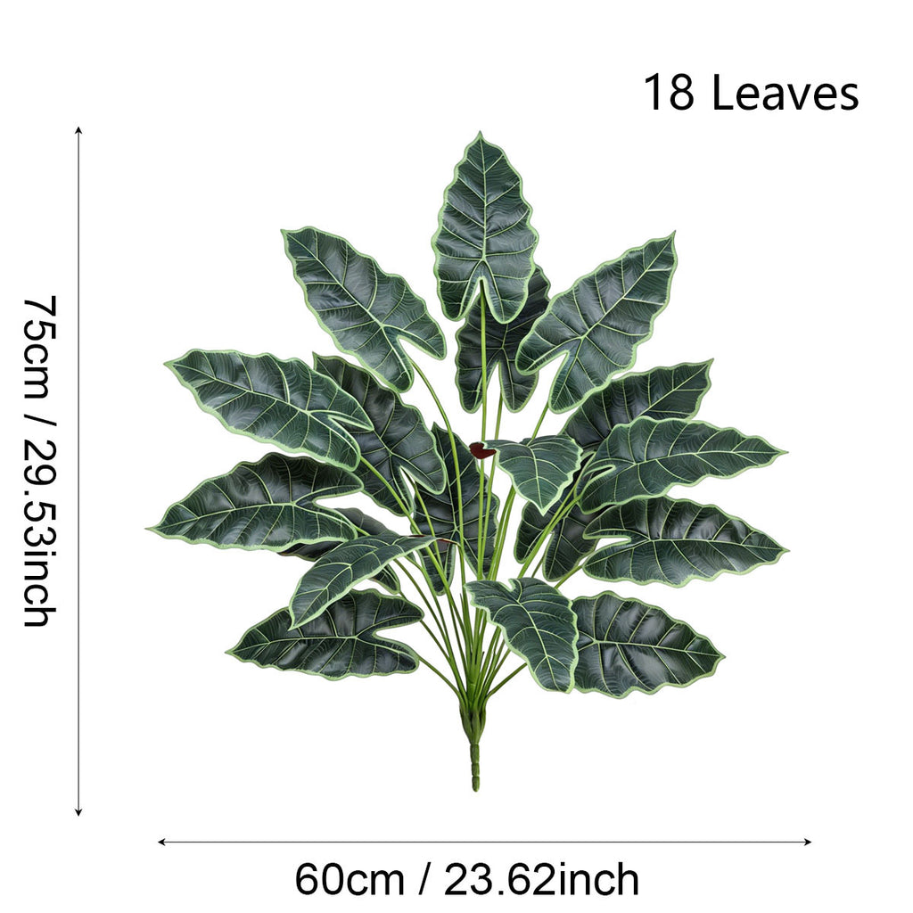 Plante Artificielle Alocasia, Décoration d'Intérieur et d'Extérieur, 60 cm, Style Scandinave