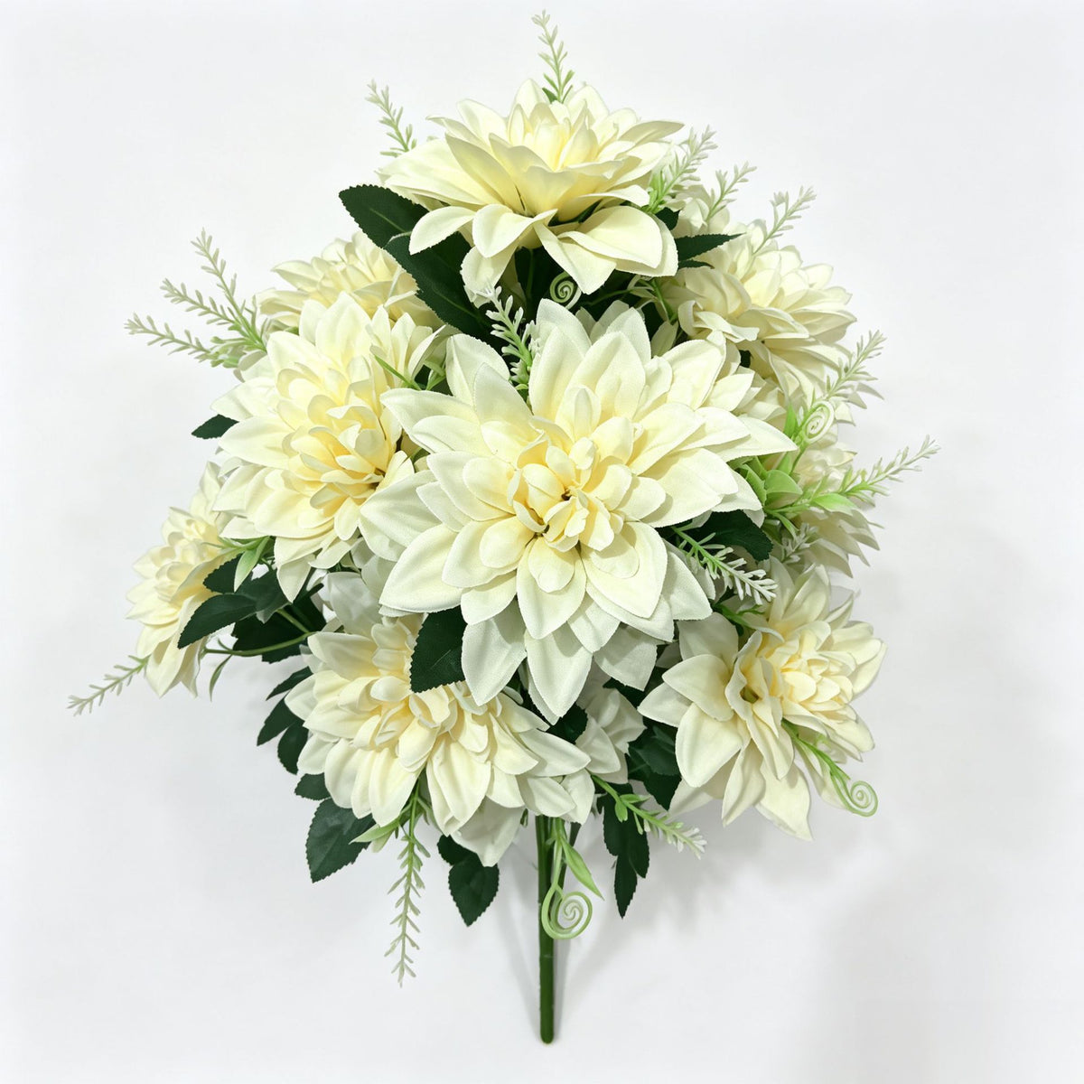 Fleurs artificielles 12 têtes de marguerites, décoration d'intérieur, style champêtre, 38 cm