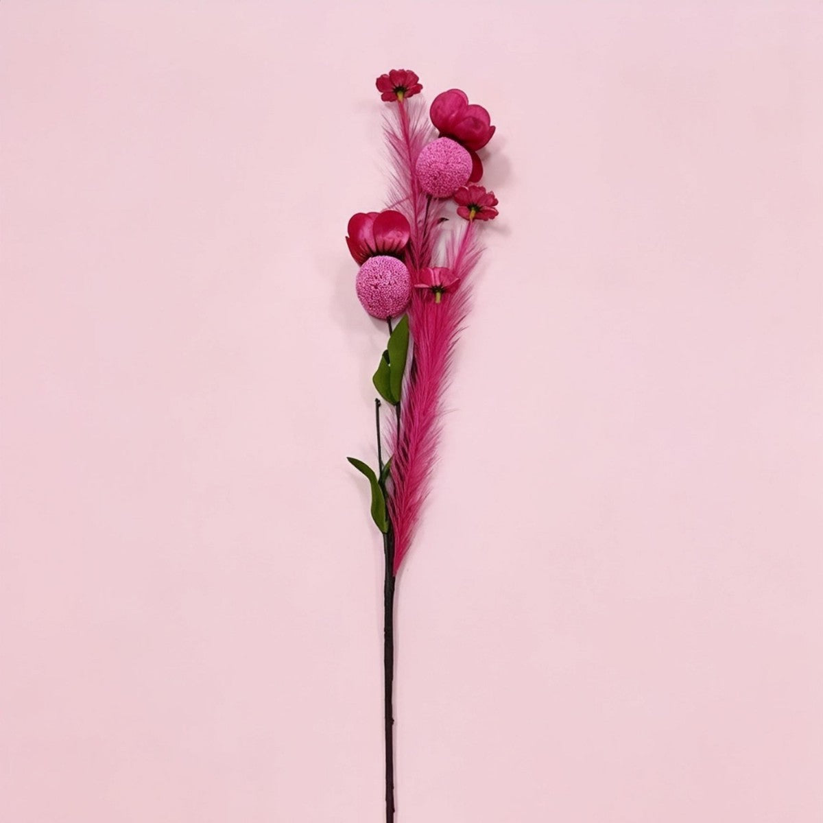 Magnolia artificiel en soie polyester, 3 fleurs, 50 cm, décoration intérieure, mariage, événement