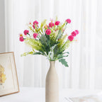 Fleurs artificielles pissenlit et hortensia, bouquet de 8 têtes, 36 cm, décoration intérieure et extérieure, mariage, événements, sans entretien