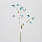 Branche de baies artificielles, 9 baies rouges et houx, décoration intérieure élégante, 70 cm
