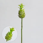 Plante artificielle tropicale, tête d'ananas, tige courte de 30 cm, décor élégant pour maison, mariage ou commerce