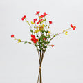Bouquet de fleurs sauvages en polyester, 18 fleurs, 50 cm, décoration de table, mariage, maison