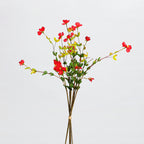 Bouquet de fleurs sauvages en polyester, 18 fleurs, 50 cm, décoration de table, mariage, maison