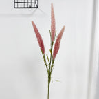 3 tiges de fleurs artificielles roseaux et queue de renard, décoration intérieure champêtre, 90 cm, style rétro français