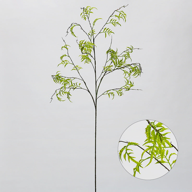 Plante Artificielle Feuillage Persan, Tige Unique de 116 cm, Décoration Intérieure Élégante